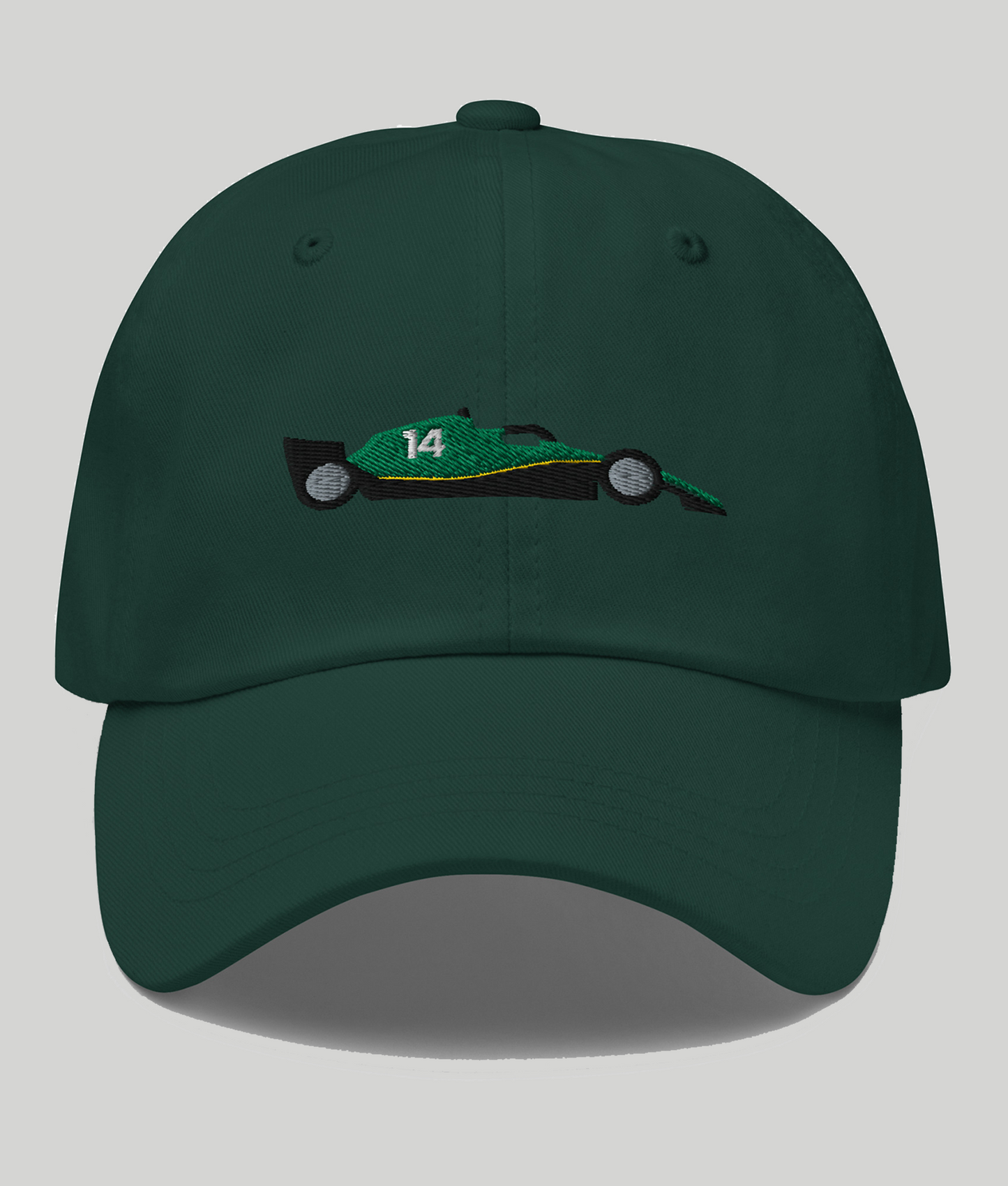 embroidered aston martin f1 car green hat