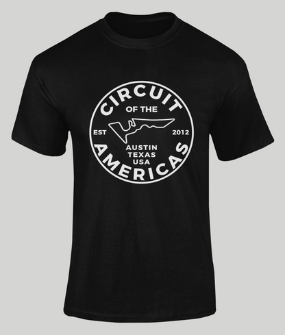 Circuit of the americas t-shirt black