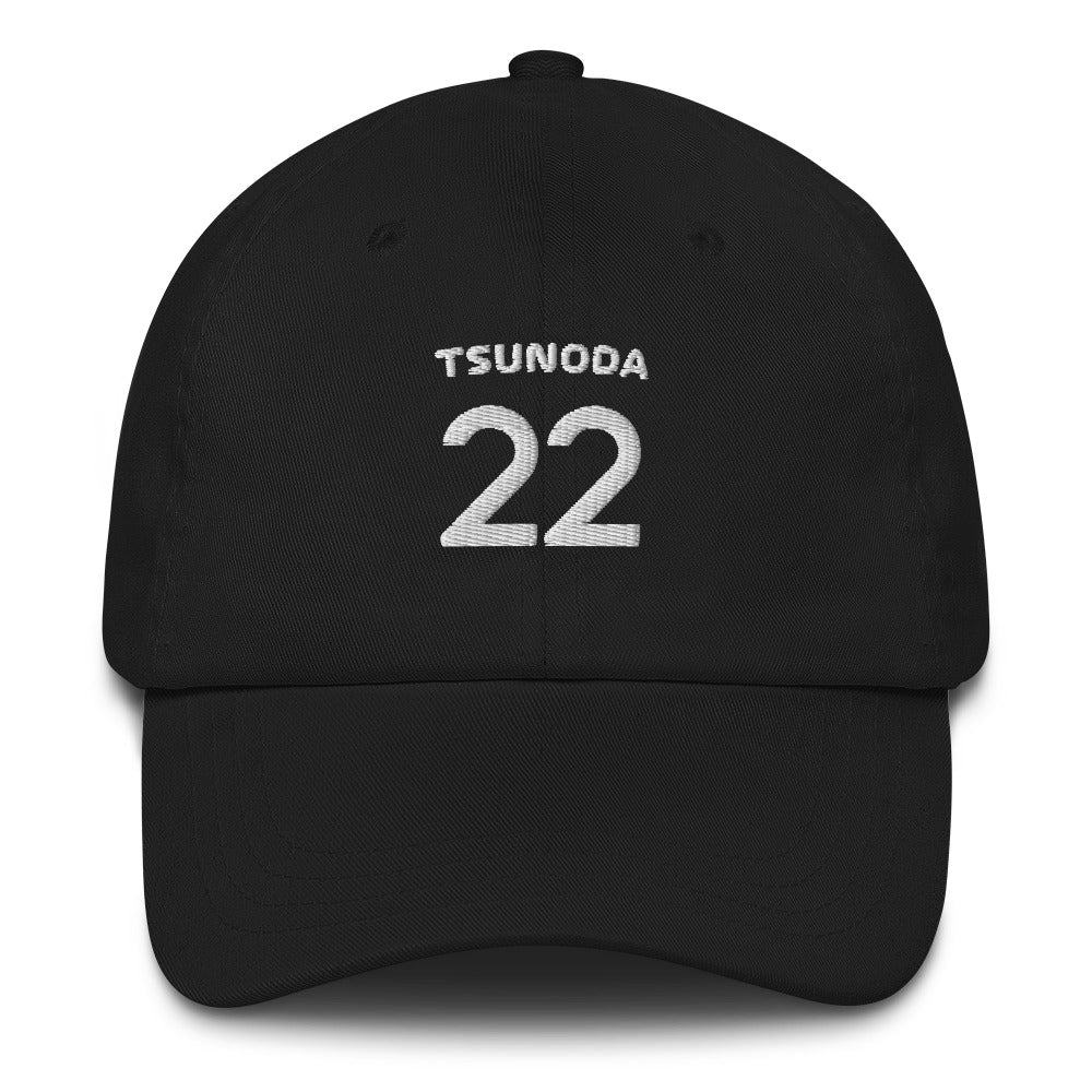 Yuki Tsunoda 22 Embroidered Hat Black