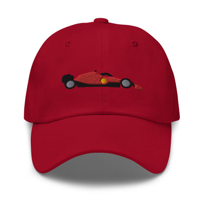 Embroidered Ferrari F1 Cap Red