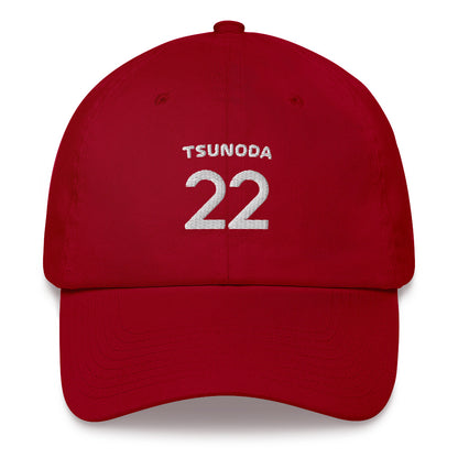 Yuki Tsunoda 22 Embroidered Hat Red