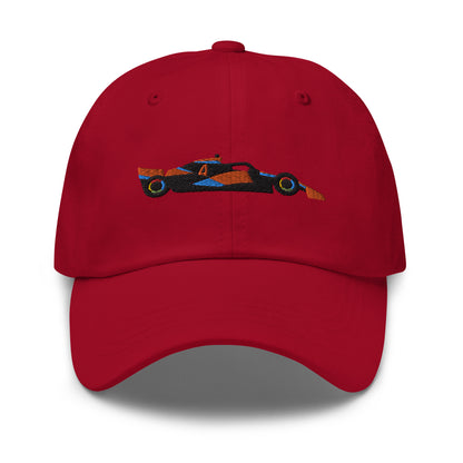 Lando Norris Embroidered McLaren Red Hat