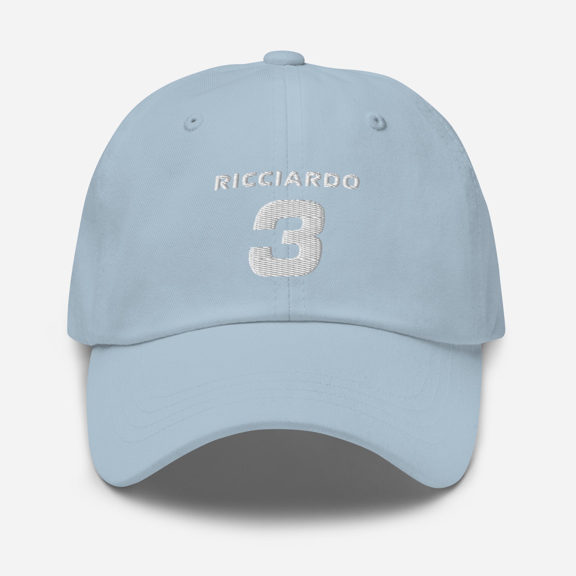 daniel ricciardo 3 light blue hat