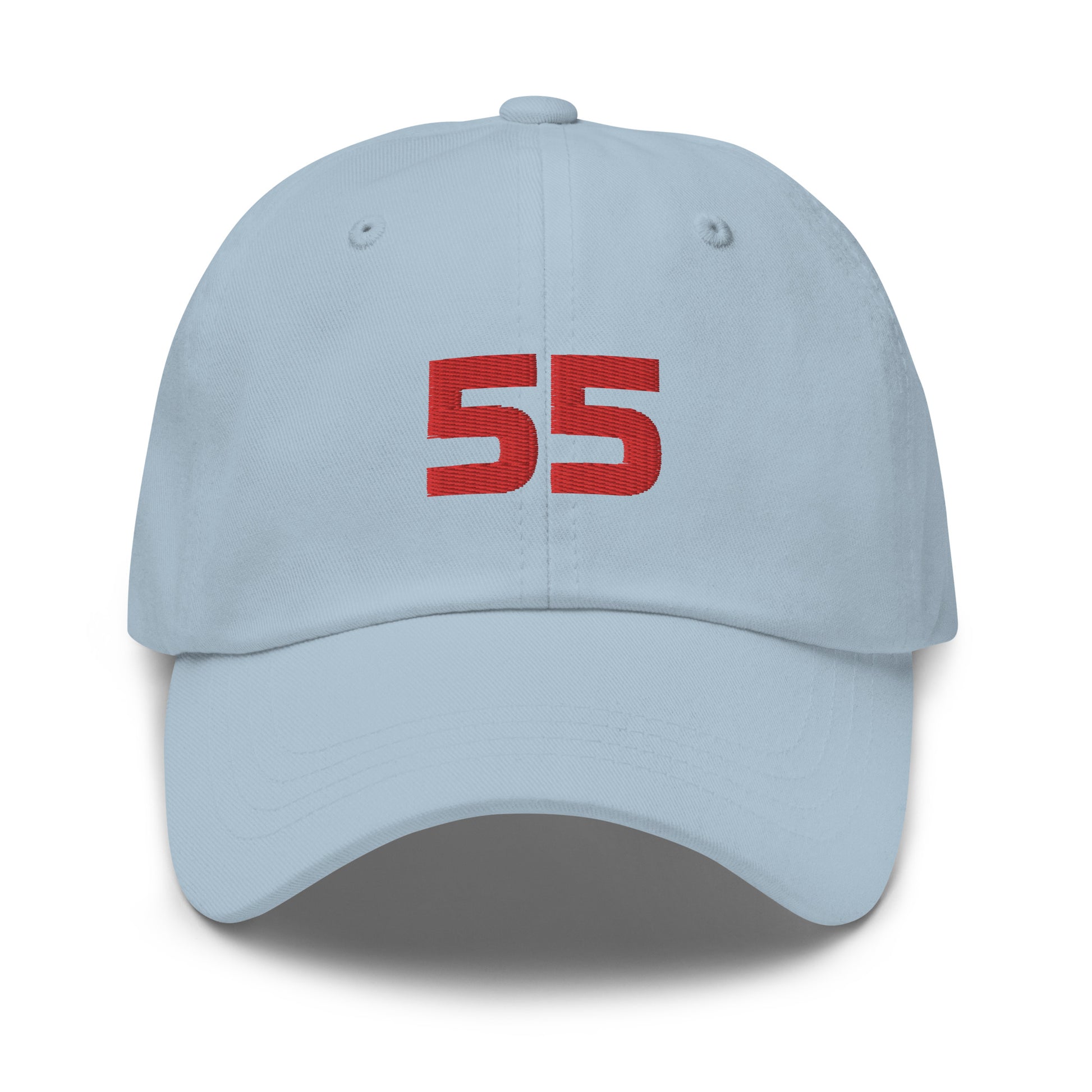 Sainz 55 Embroidered Dad Light Blue Hat