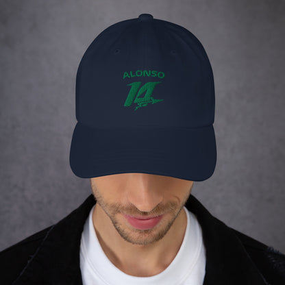 Fernando Alonso Aston Martin Embroidered Hat Navy