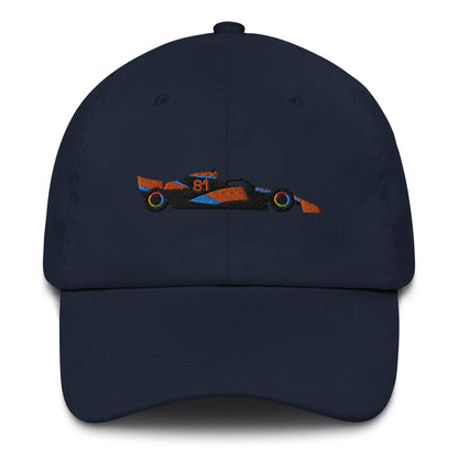 Oscar Piastri Embroidered McLaren Navy Blue Hat