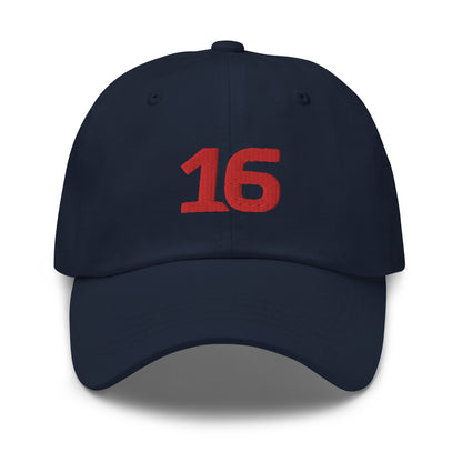 Leclerc 16 Embroidered Dad Navy Hat