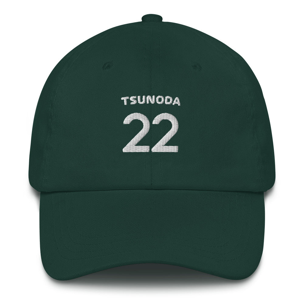 Yuki Tsunoda 22 Embroidered Hat Green