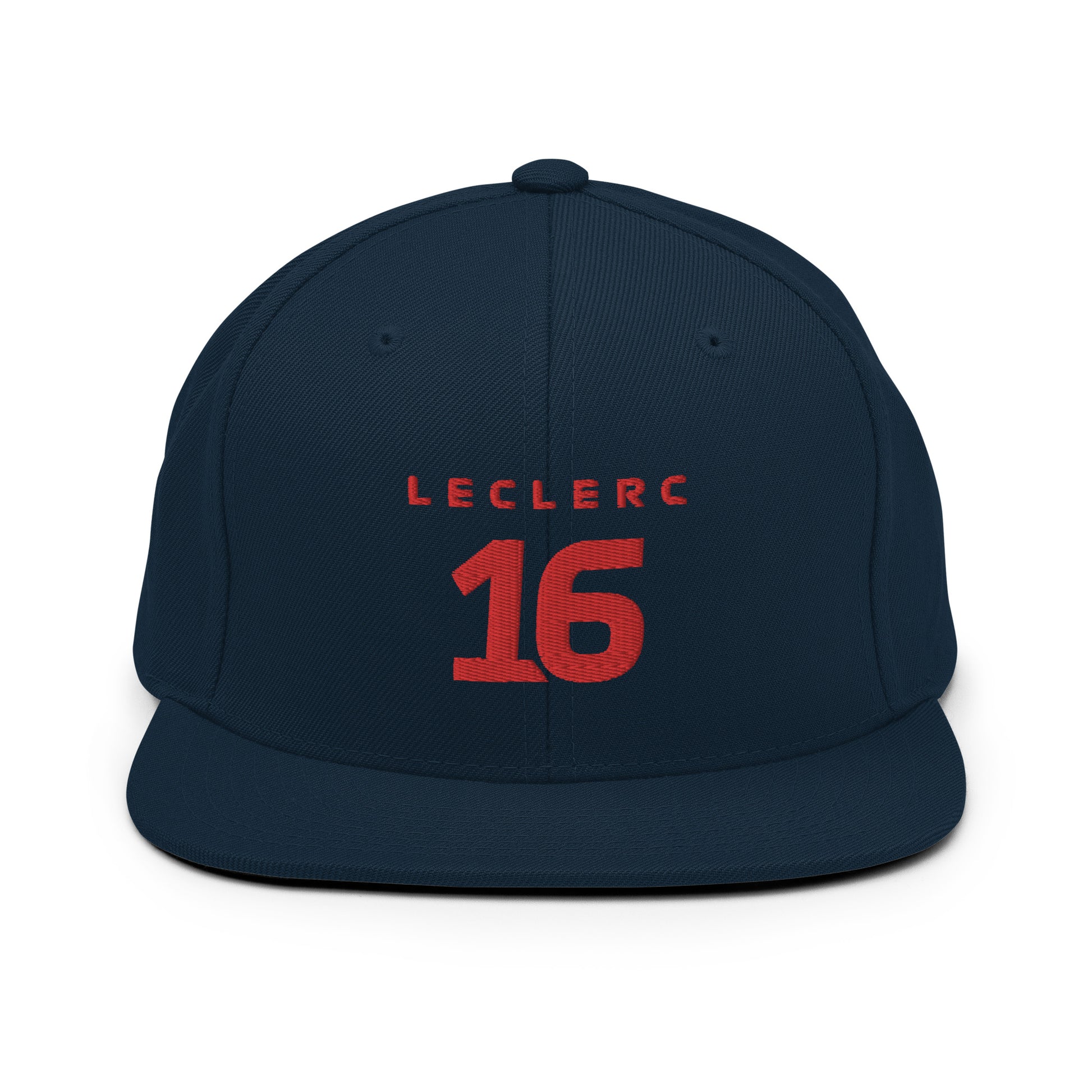 charles leclerc snapback hat navy blue