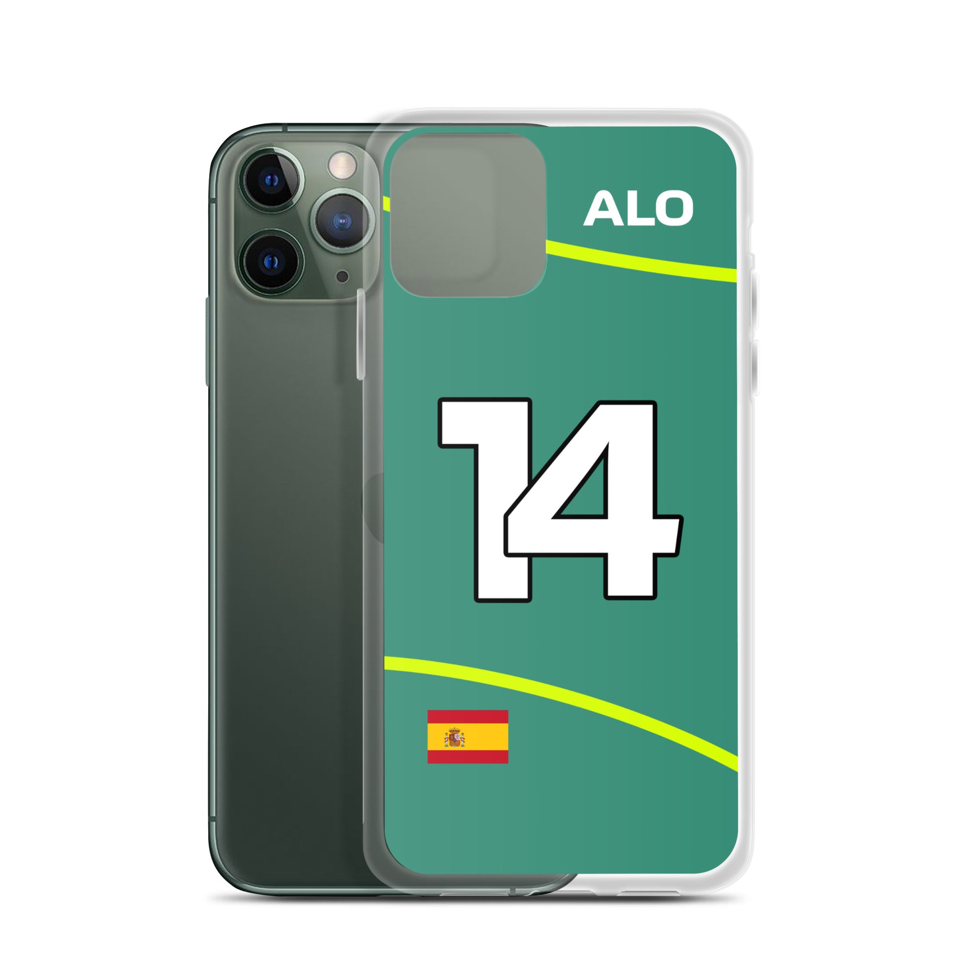 Fernando Alonso Aston Martin iPhone Case 11 pro