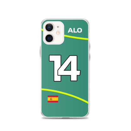 Fernando Alonso Aston Martin iPhone Case 12 
