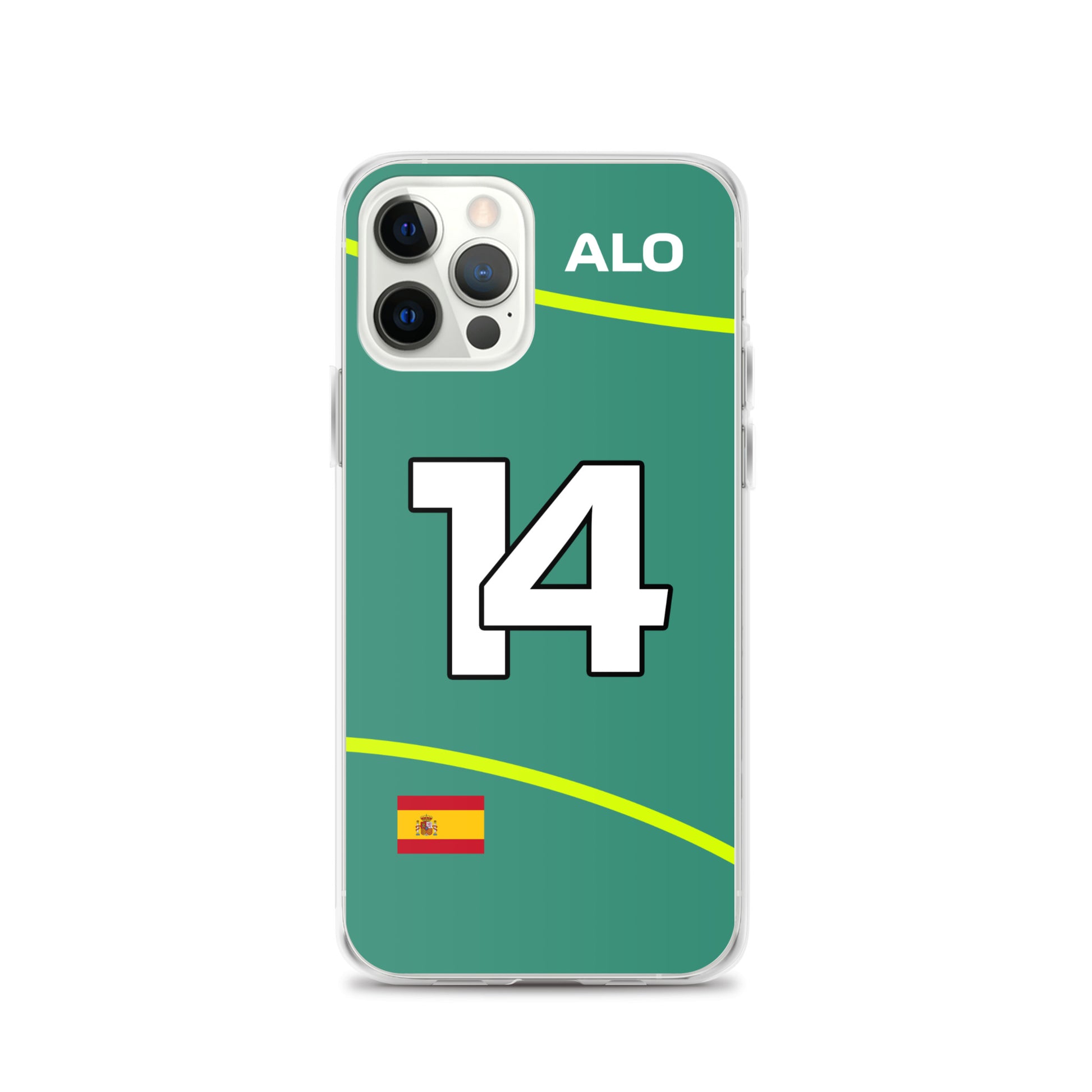 Fernando Alonso Aston Martin iPhone Case 12 pro