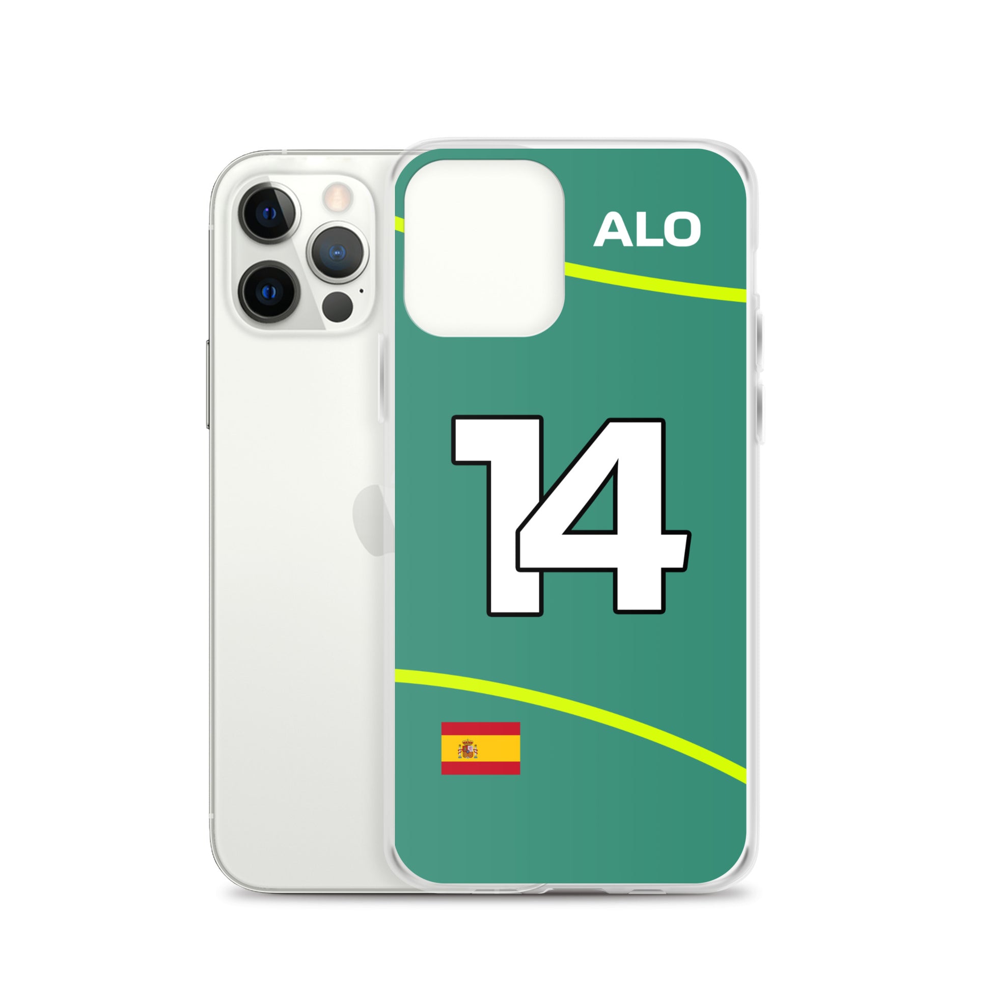 Fernando Alonso Aston Martin iPhone Case 12 pro