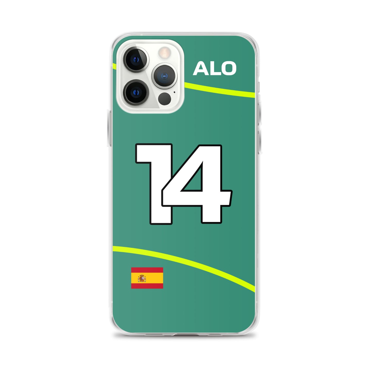 Fernando Alonso Aston Martin iPhone Case 12 pro
