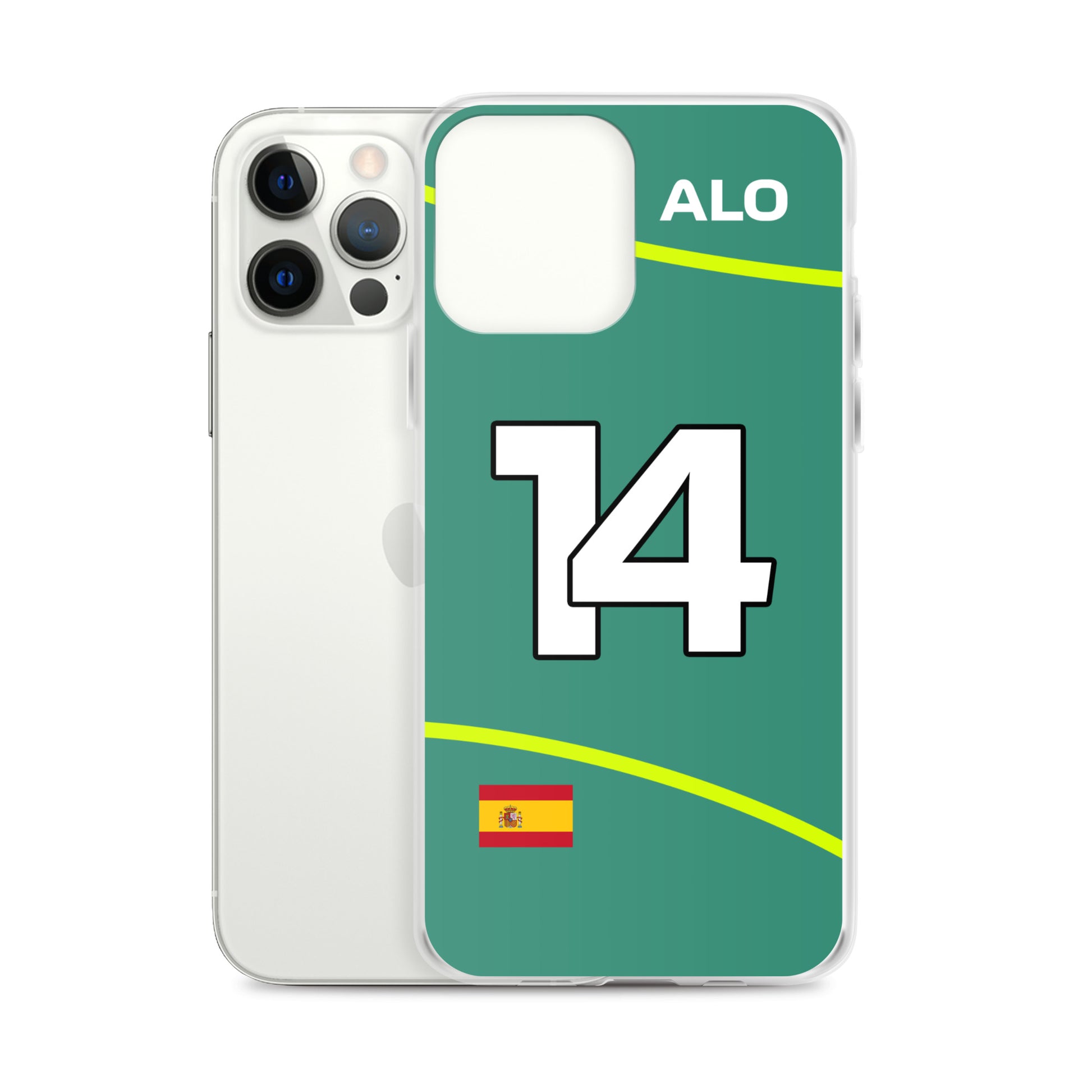 Fernando Alonso Aston Martin iPhone Case 12 pro