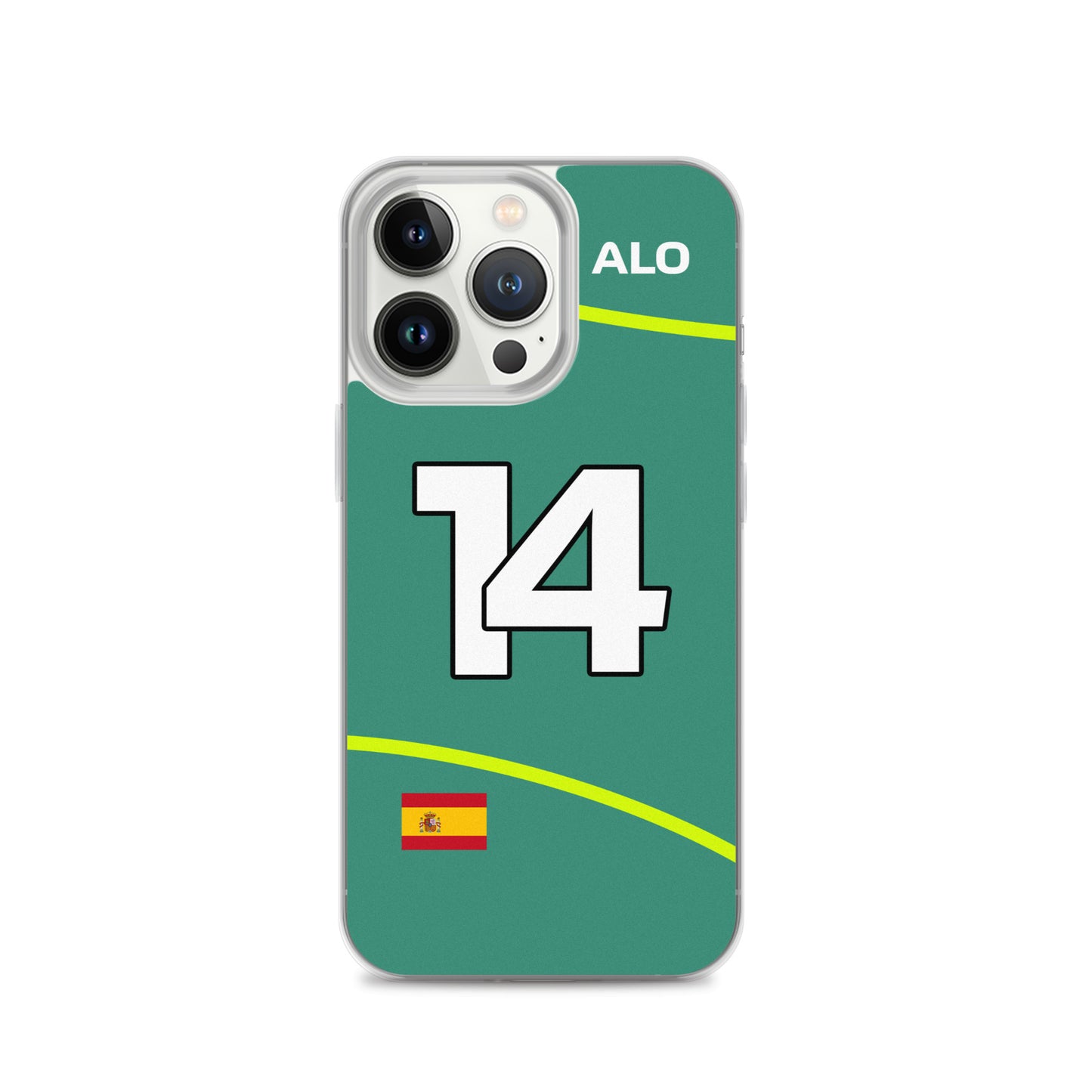 Fernando Alonso Aston Martin iPhone Case 13 pro