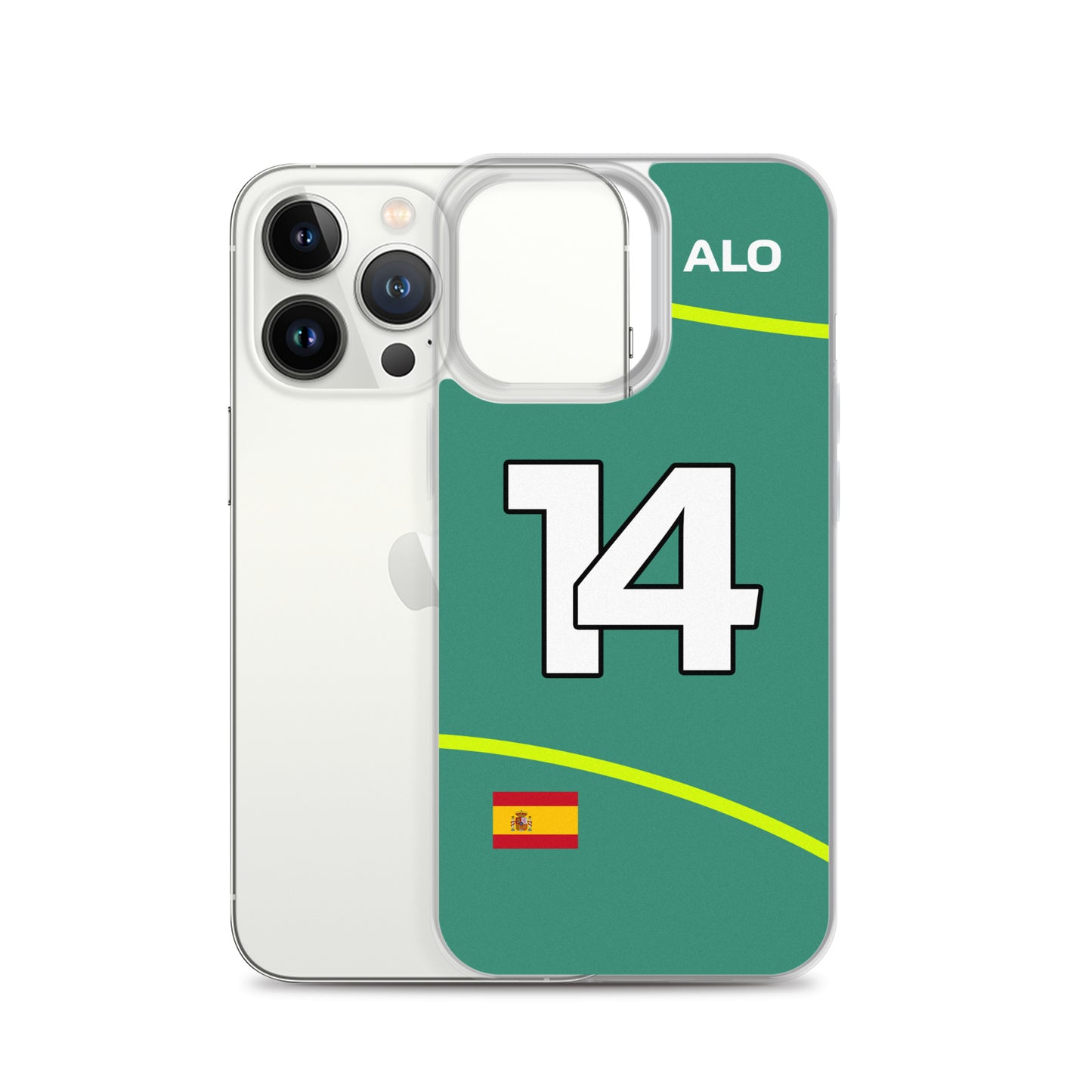 Fernando Alonso Aston Martin iPhone Case pro