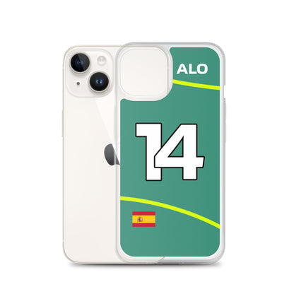 Fernando Alonso Aston Martin iPhone Case 14