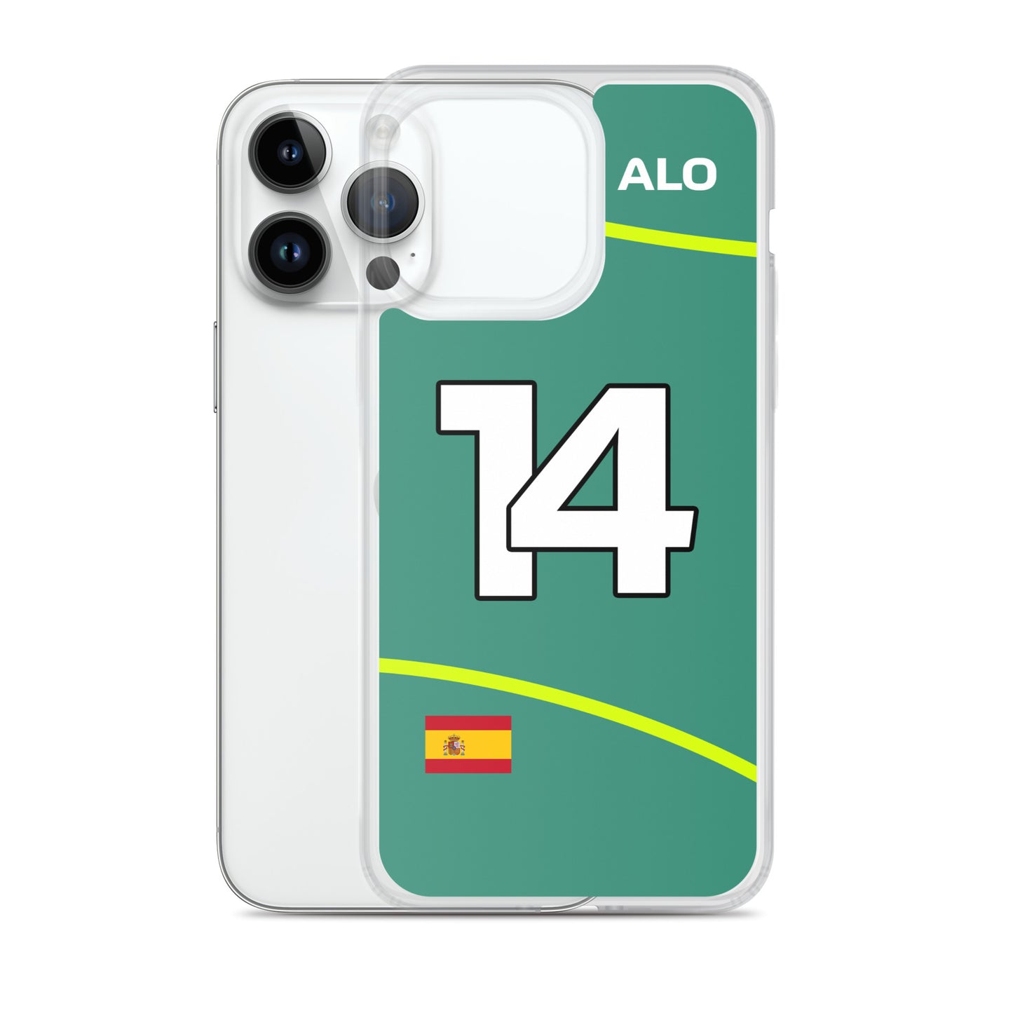 Fernando Alonso Aston Martin iPhone Case 14 pro max