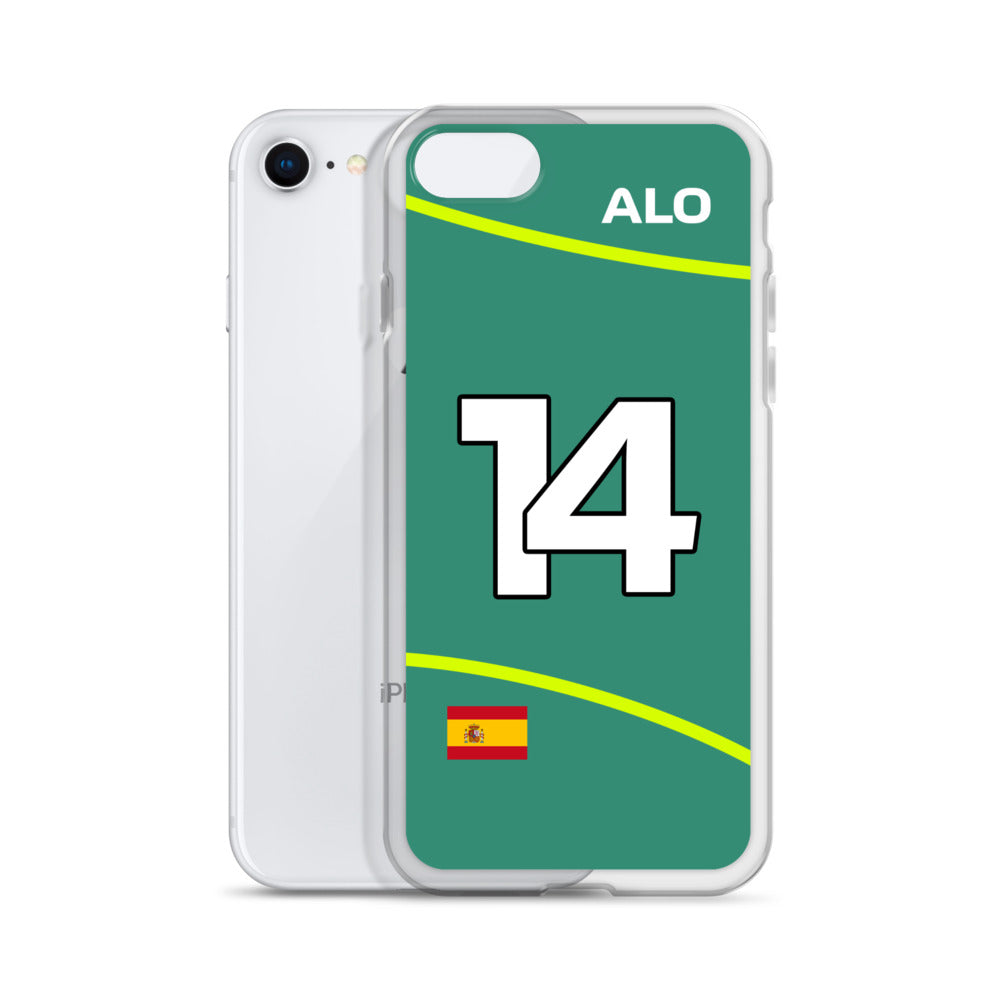 Fernando Alonso Aston Martin iPhone Case 7-8