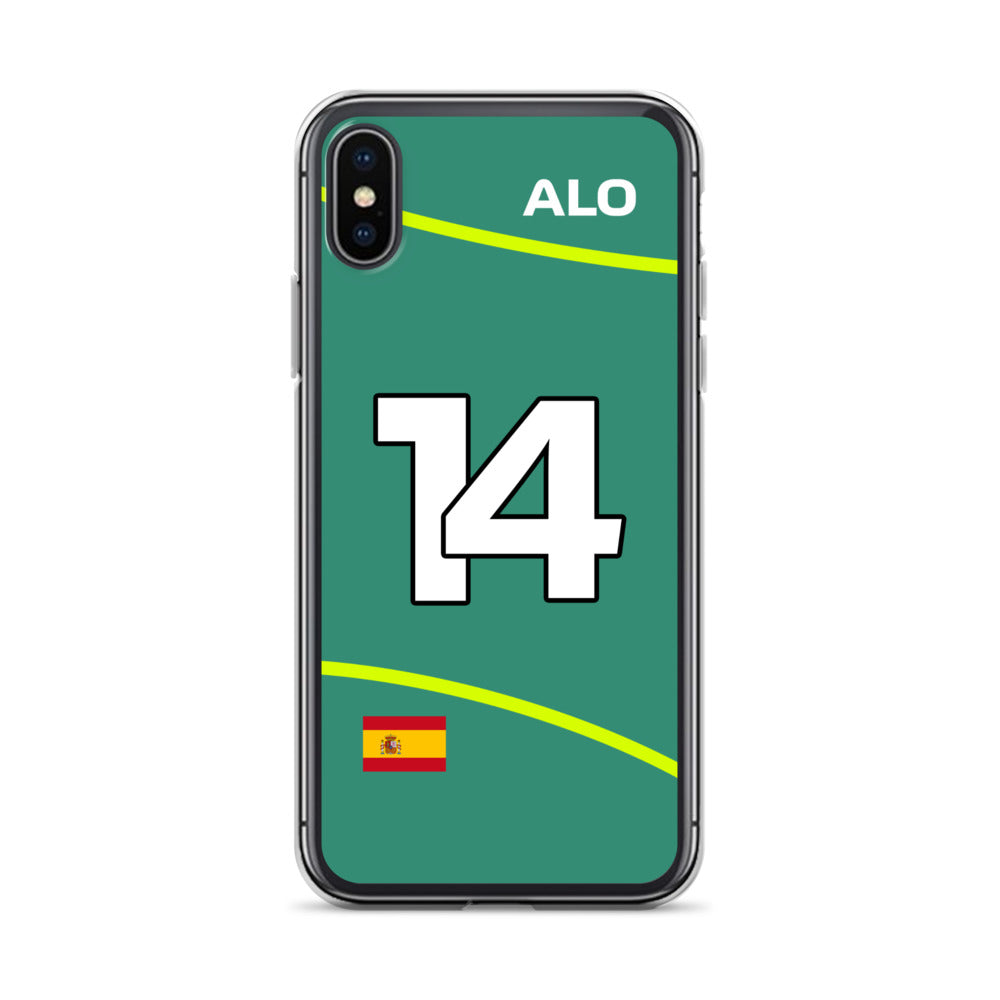Fernando Alonso Aston Martin iPhone Case x xs
