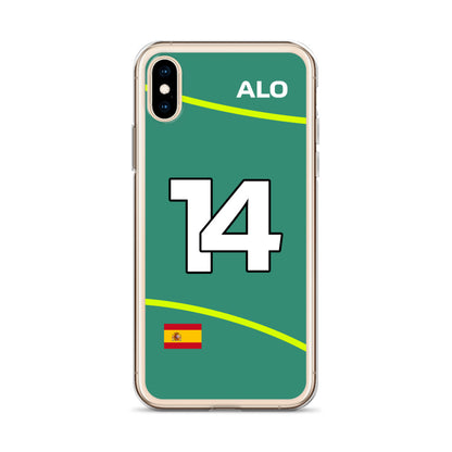 Fernando Alonso Aston Martin iPhone Case x-xs