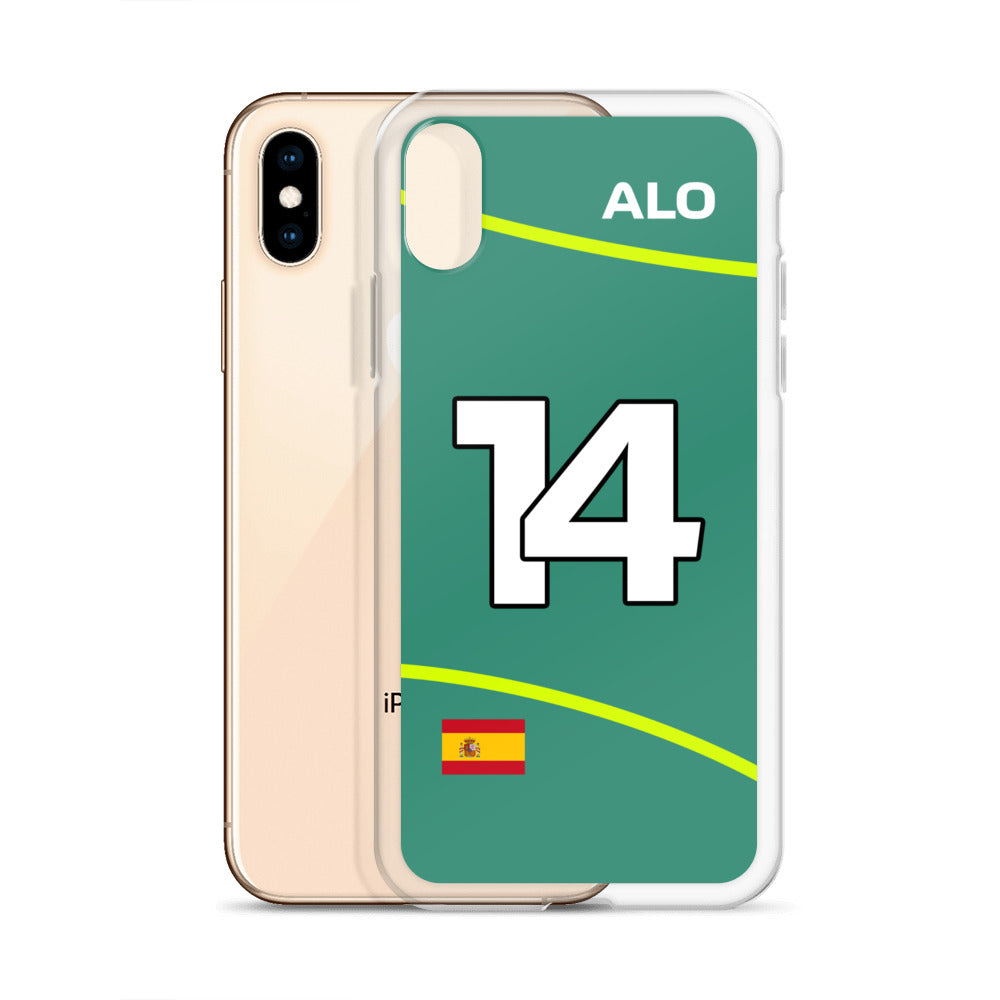 Fernando Alonso Aston Martin iPhone Case x-xs