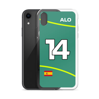  Fernando Alonso Aston Martin iPhone Case xr