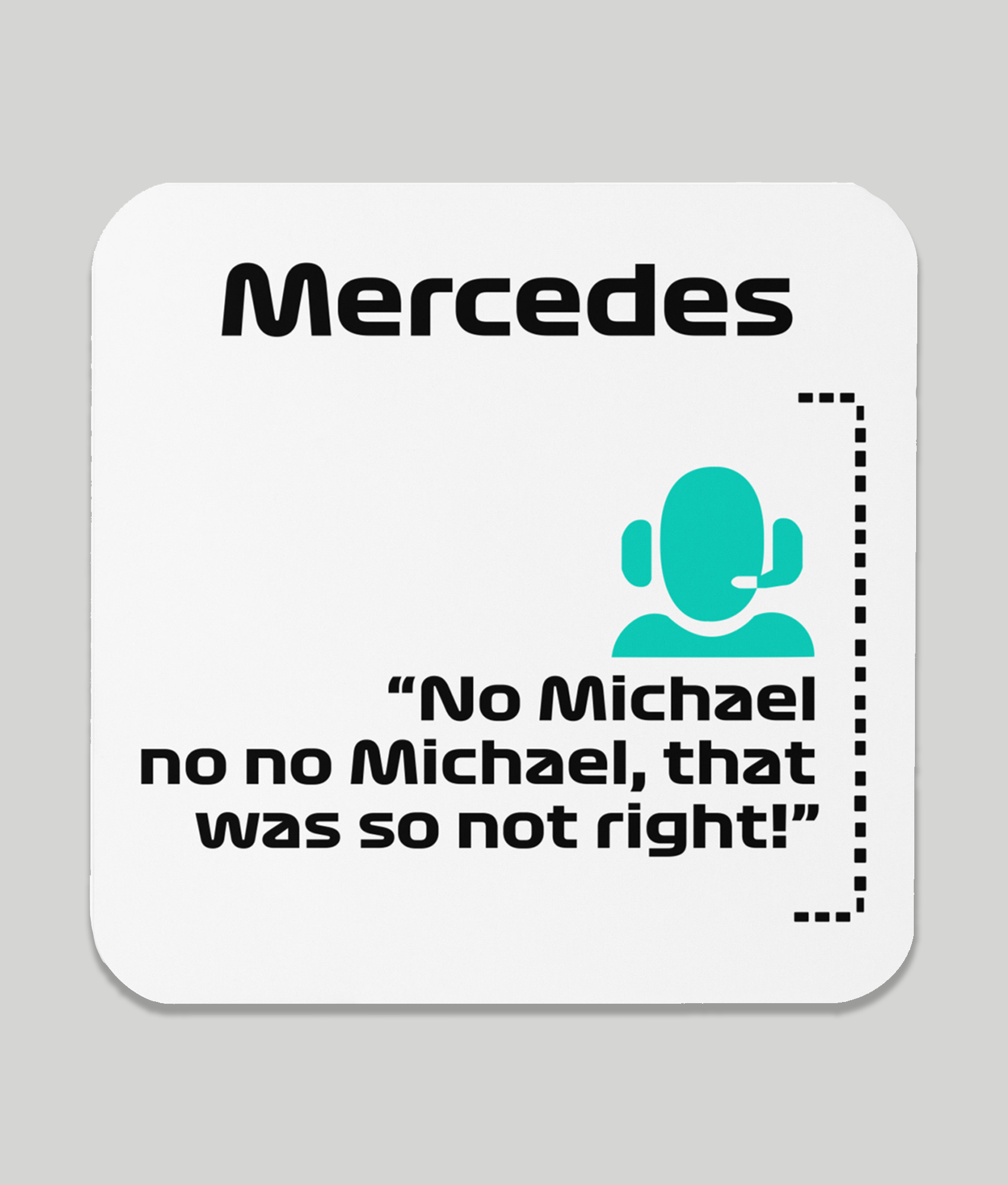 Toto Wolff cNo Michael Coaster