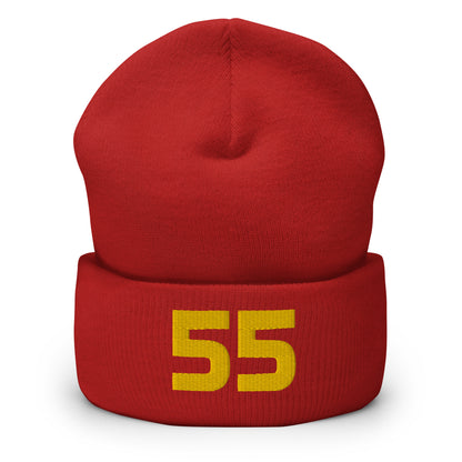 Carlos Sainz 55 Beanie Red