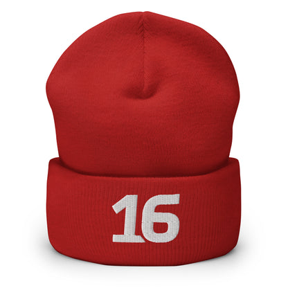 Charles Leclerc 16 Beanie Red