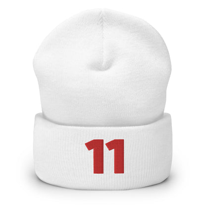 Sergio Pérez 11 Beanie White