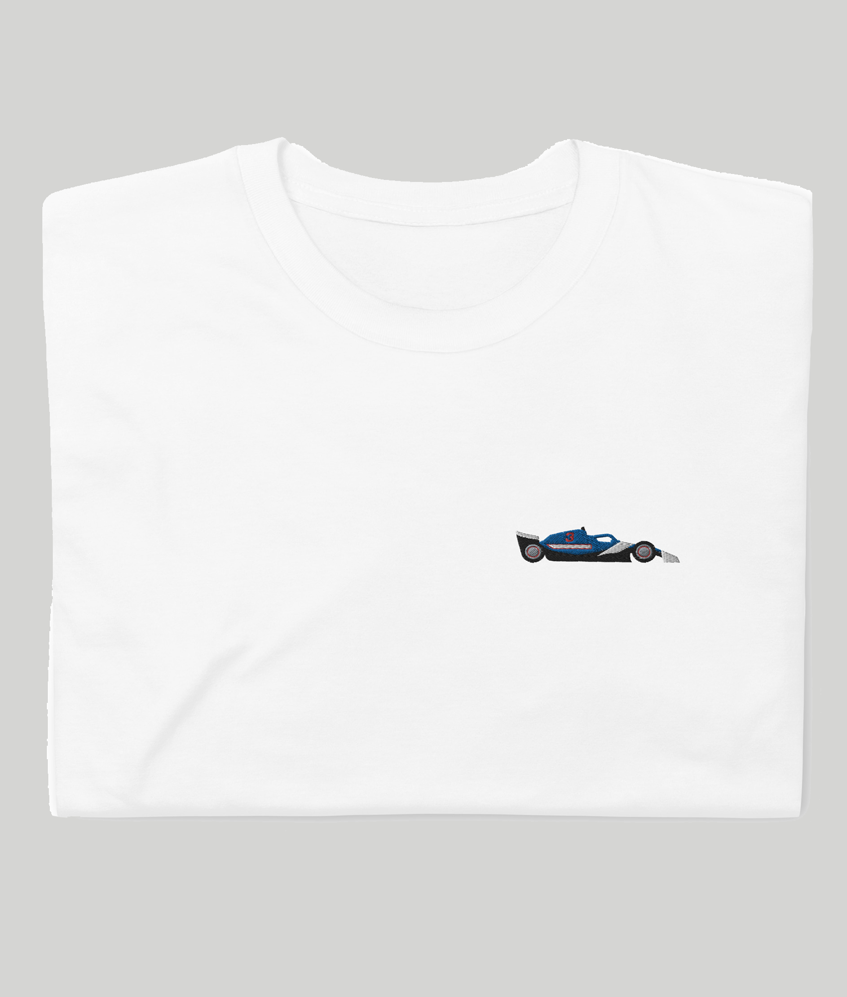 Daniel Riccardo Racing Bulls Embroidered Car T-Shirt white