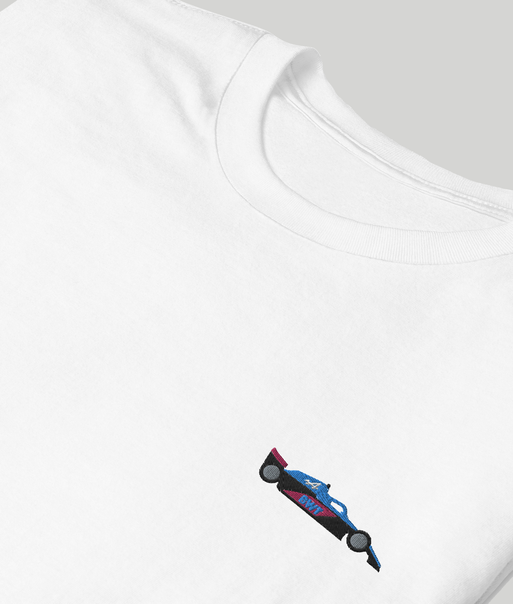 Embroidered Alpine F1 Car Unisex T-Shirt