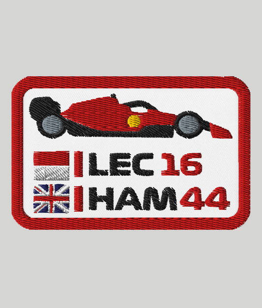 Embroidered Ferrari F1 2025 Patch