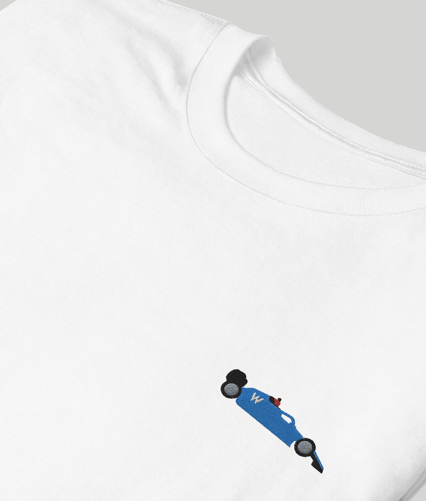 embroidered williams f1 car t-shirt