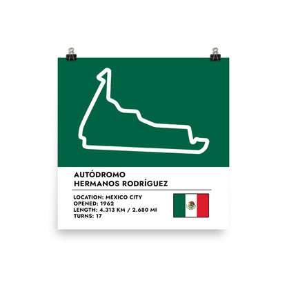Mexico Grand Prix Poster 10x10