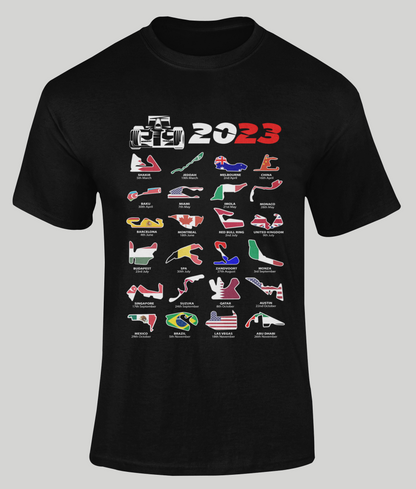 F1 2023 Calendar Unisex T-Shirt