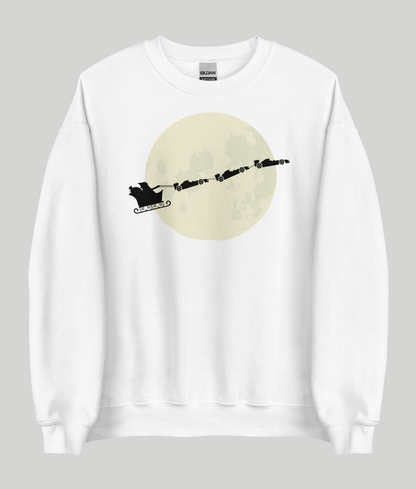 F1 Christmas Unisex Sweatshirt white