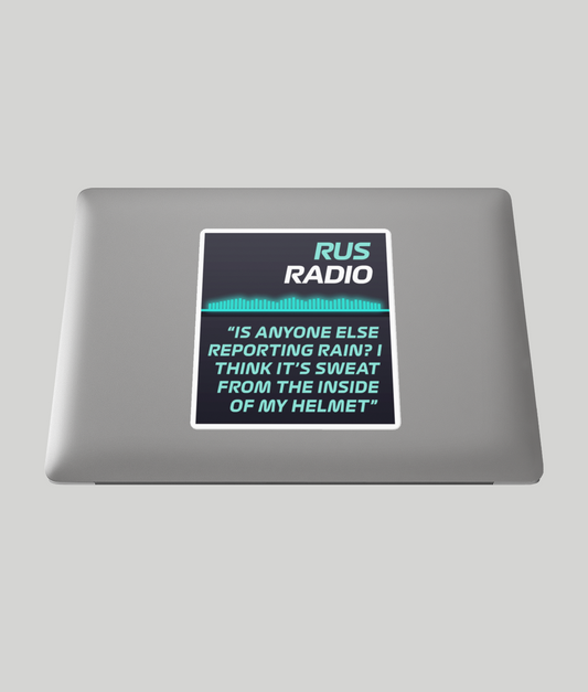 George Russell Sweat Board Radio Sticker