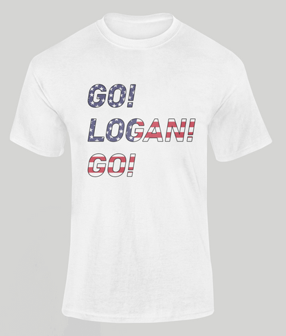 Go Logan Go United States Unisex T-Shirt white