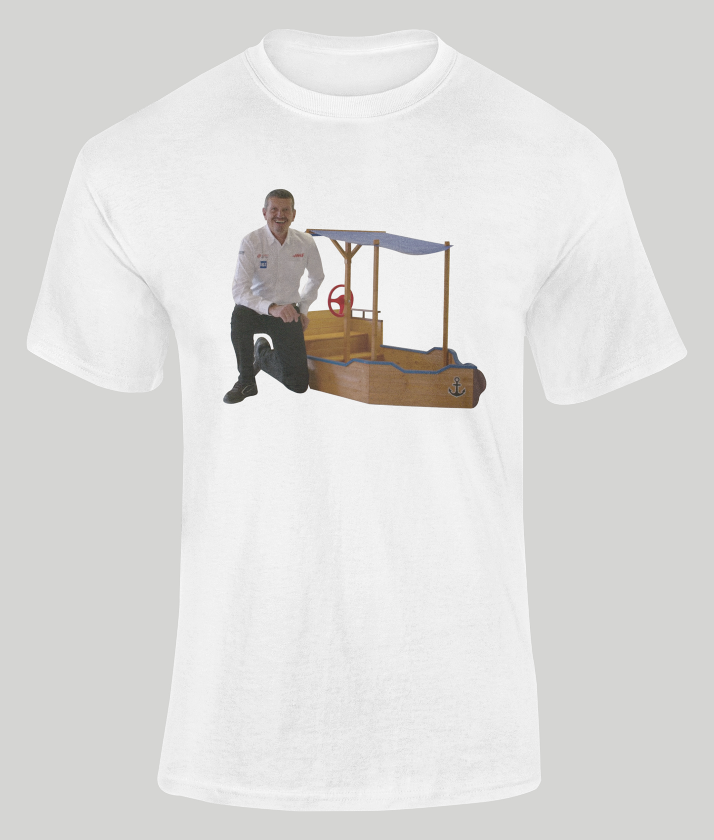 guenther steiner boat t-shirt white