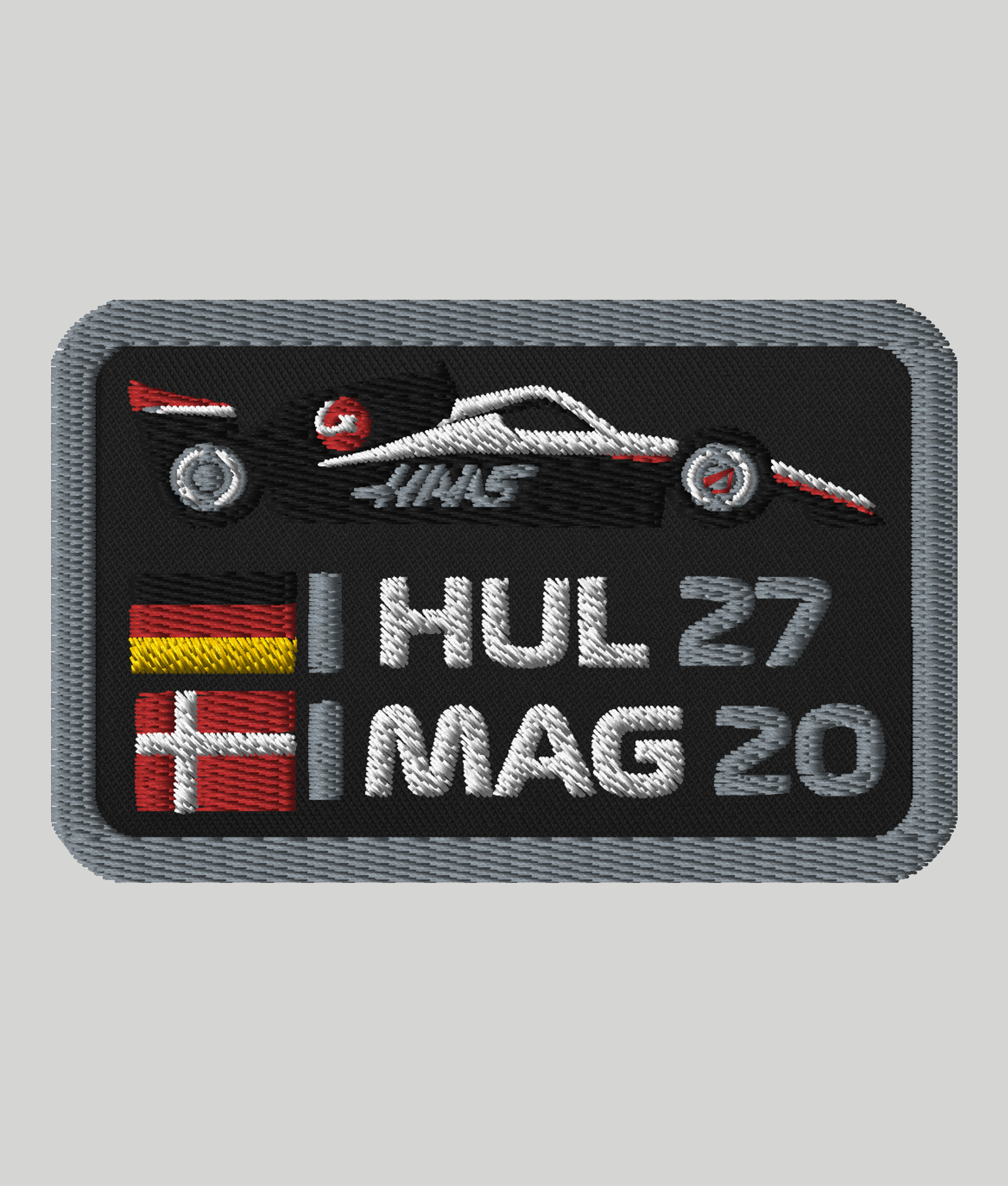 Embroidered Haas F1 Patch