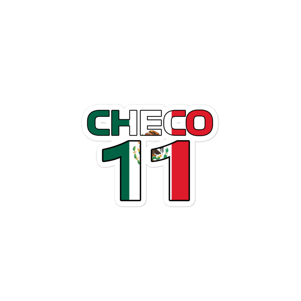 Checo Perez Mexican 11 Sticker 3x3