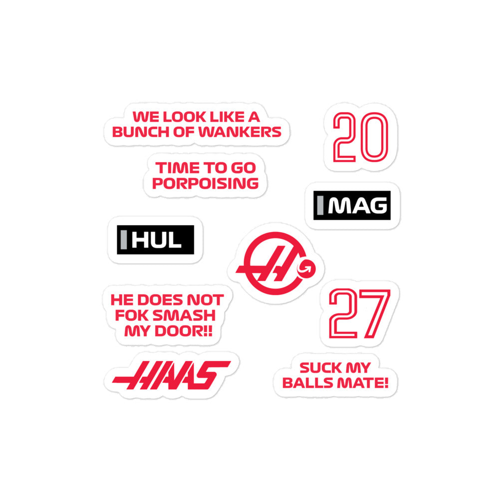 Haas F1 2023 Sticker Pack
