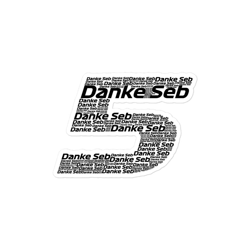 Danke Seb Sticker