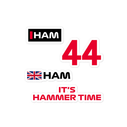 Lewis Hamilton Ferrari Sticker Pack 4x4