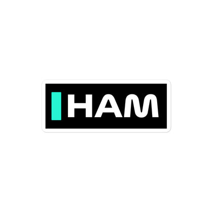 Lewis Hamilton Ham Sticker 4x4