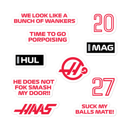 Haas F1 2023 Sticker Pack