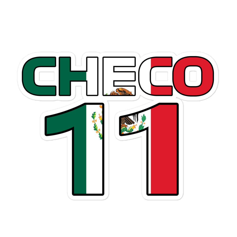 Checo Perez Mexican 11 Sticker 5x5